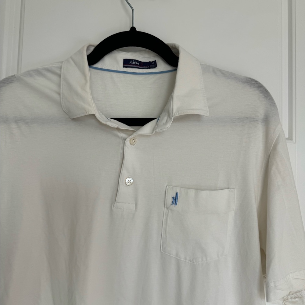 johnnie-O White Polo Shirt for Men - Picture 3 of 4